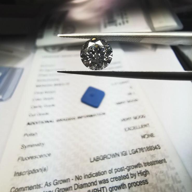 Lab-Grown Diamonds Luxurious Igi Certificate Solid Color Loose Diamond with Igi Certificate | Lab-grown Diamonds High-end Jewelry Lab-grown Diamonds